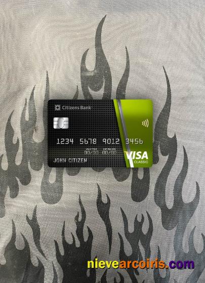 USA Citizens bank visa classic card photolook